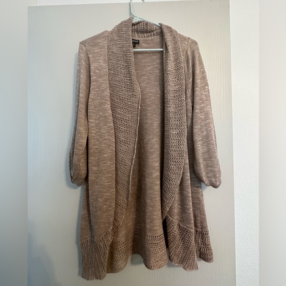 Torrid Size 0 Beige Sweater